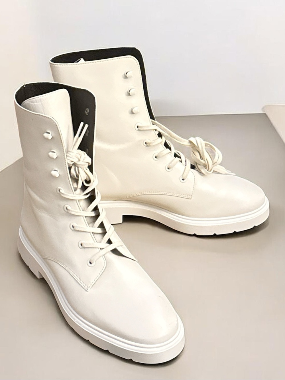 Stuart Weitzman Combat Boots